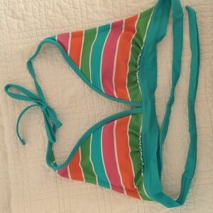 BIKINI TOP size S by Aeropostale. Colorful stripes.